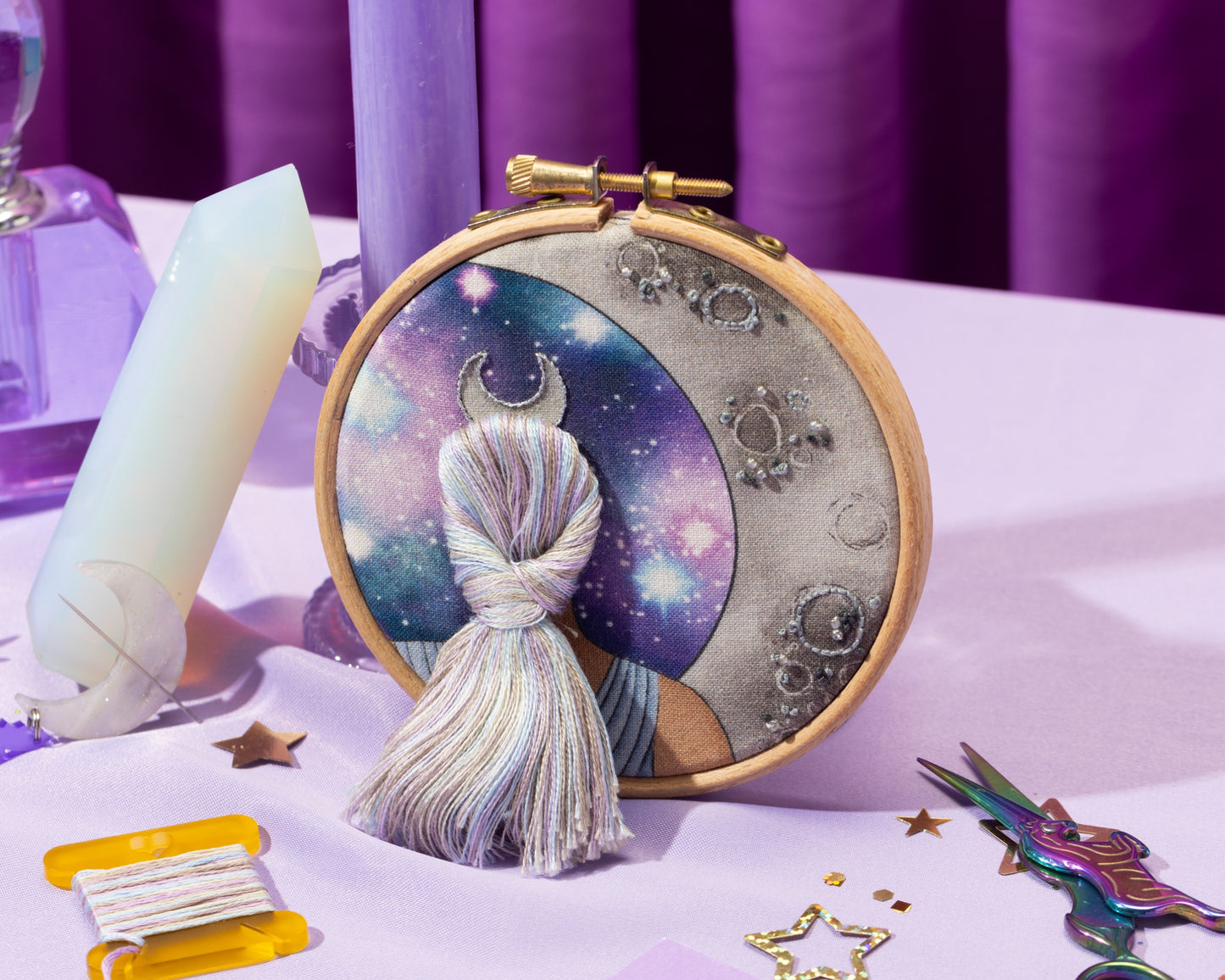 Celestial Mini 3D Hair Embroidery Kit
