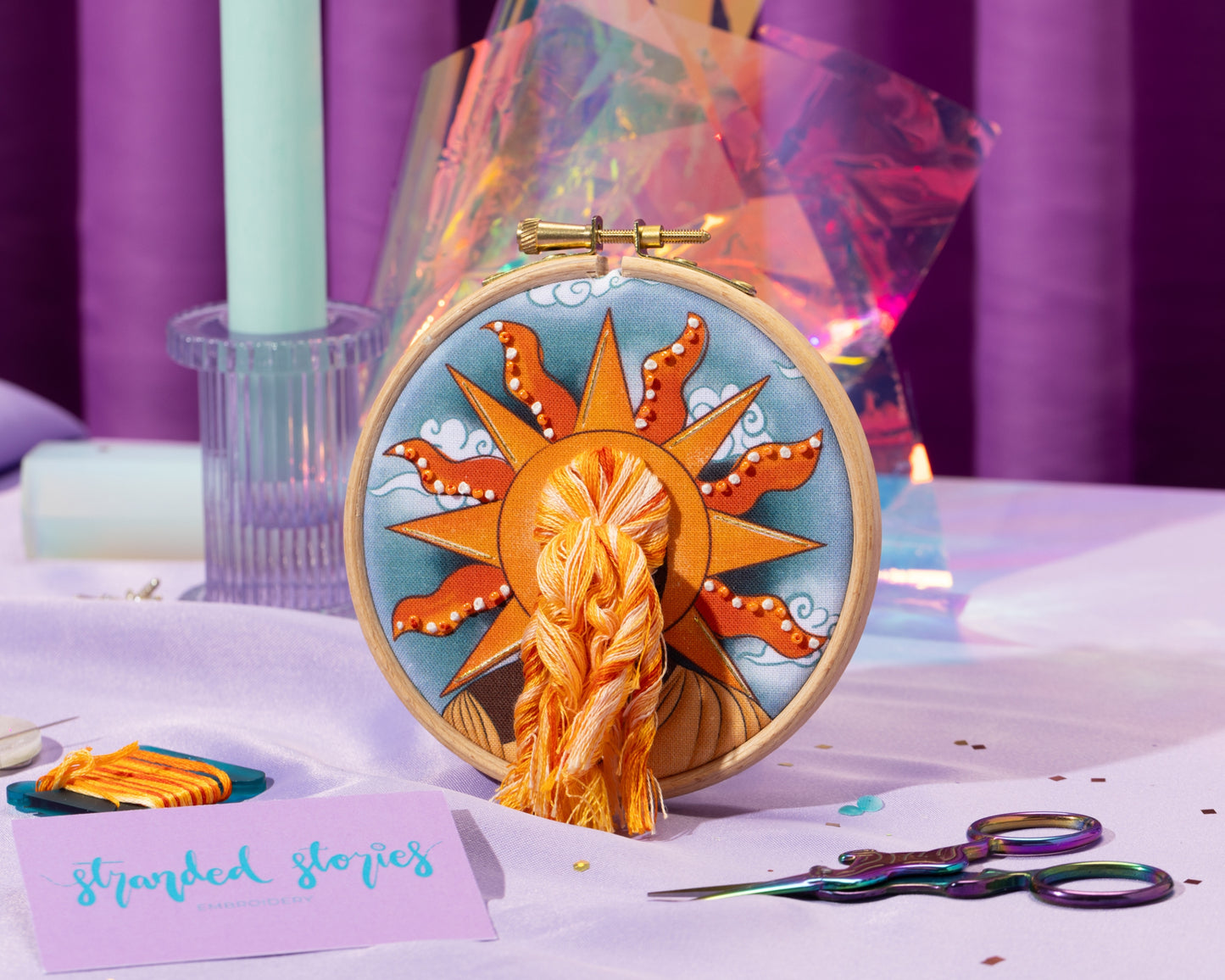 Celestial Mini 3D Hair Embroidery Kit