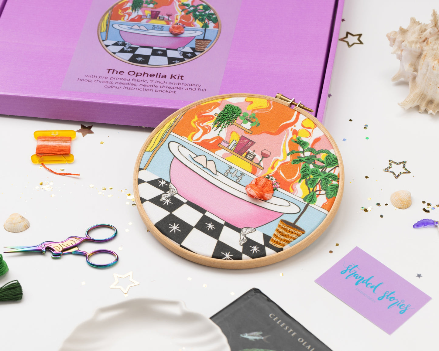 ‘Ophelia’ 3D Hair Embroidery Kit