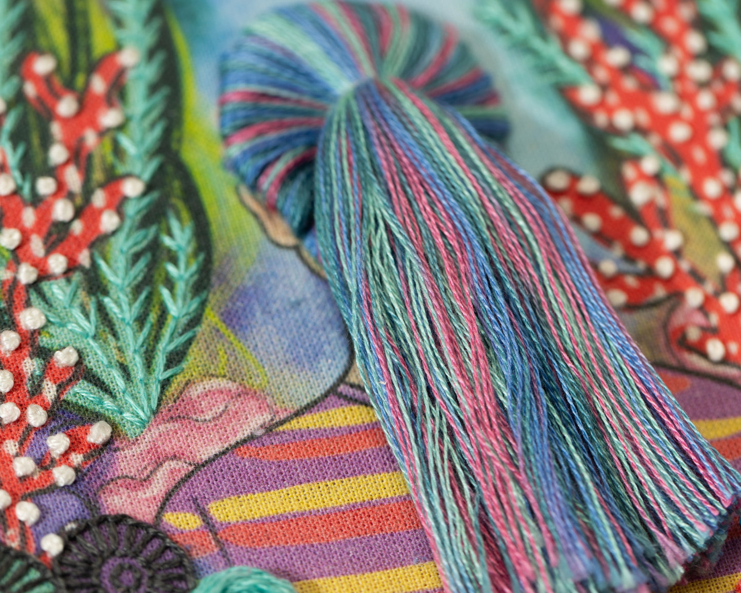 ‘Nina’ Mermaid 3D Hair Embroidery Kit