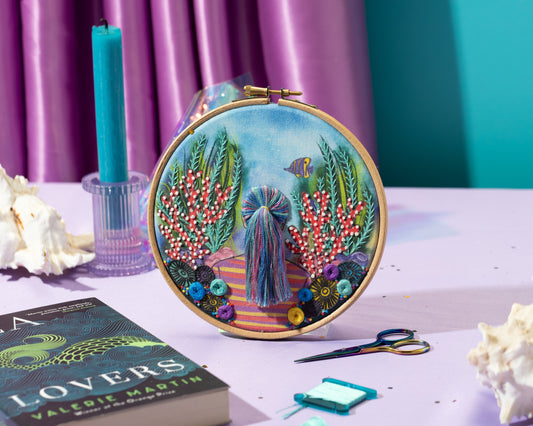 ‘Nina’ Mermaid 3D Hair Embroidery Kit
