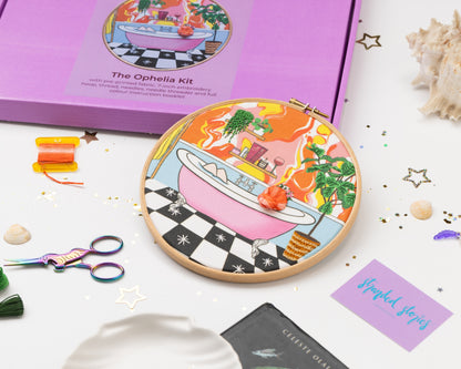 ‘Ophelia’ 3D Hair Embroidery Kit