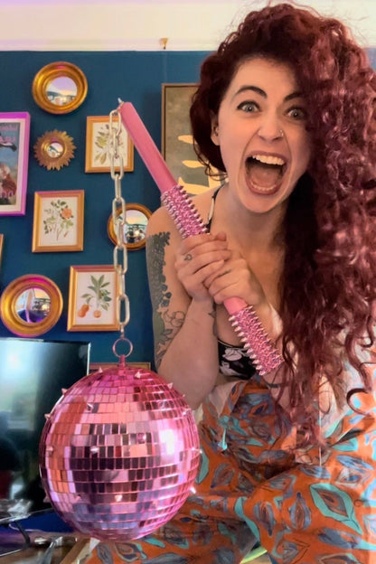 Hot Pink Disco Ball Flail (LIMITED INITIAL RUN)