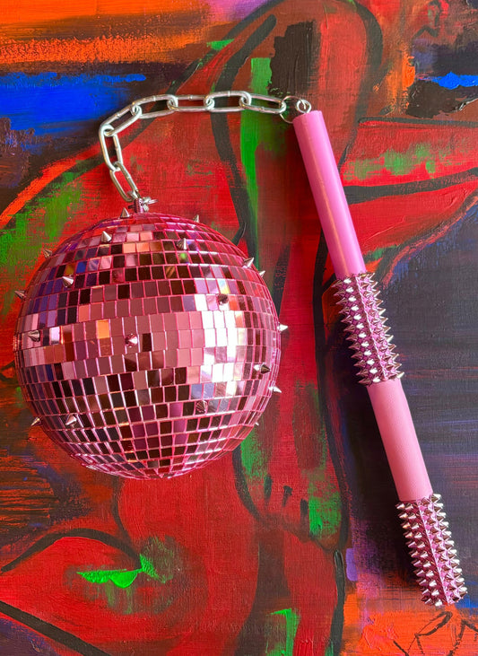 Hot Pink Disco Ball Flail (LIMITED INITIAL RUN)