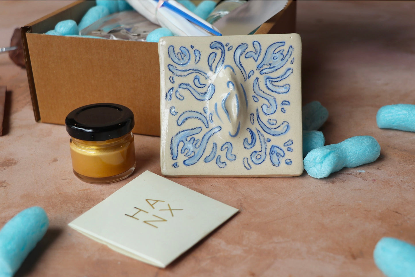 Ceramic Self Portrait Tiles