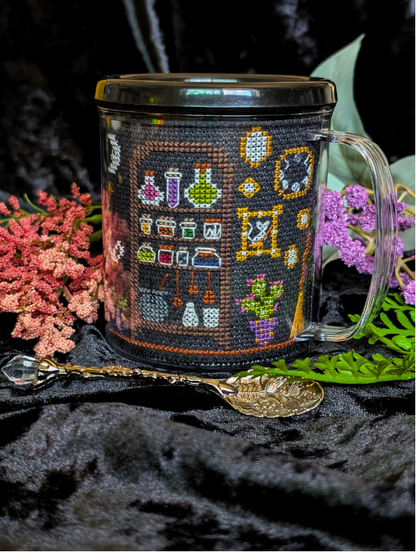 Witch's Cottage Cross Stitch Pattern