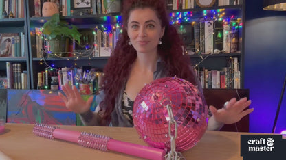 Hot Pink Disco Ball Flail (LIMITED INITIAL RUN)